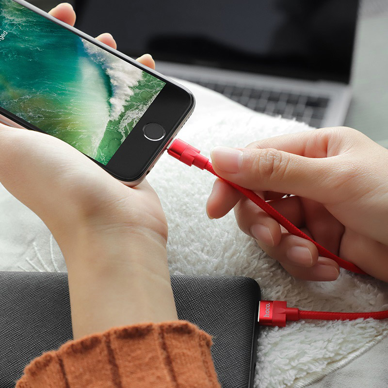 hoco u55 outstanding charging data cable for lightning charger