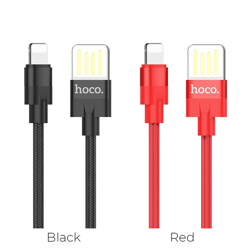 hoco u55 outstanding charging data cable for lightning colors