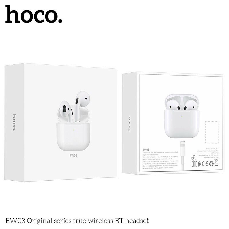 tai tws airpods hoco ew03 pop up